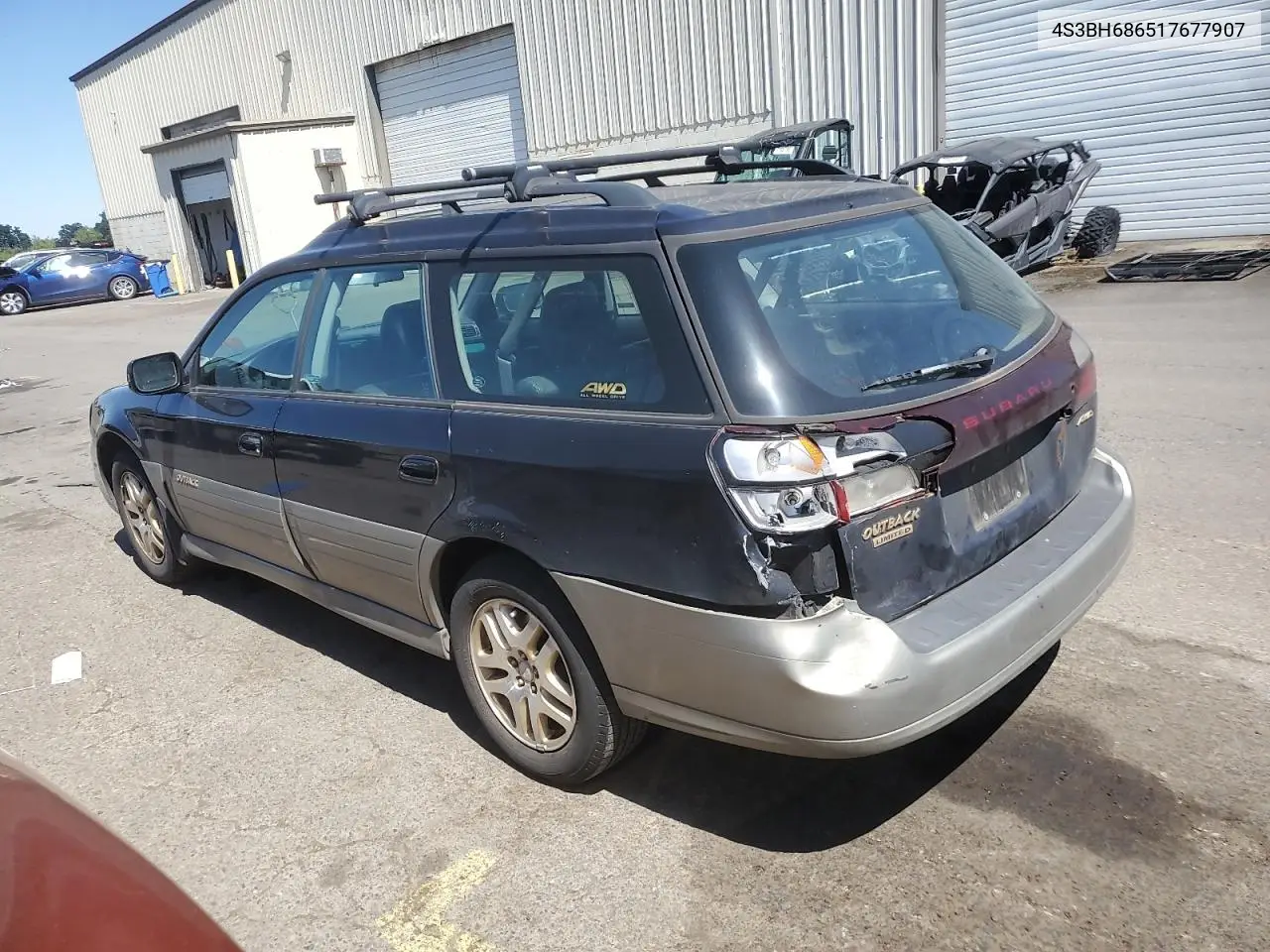 2001 Subaru Legacy Outback Limited VIN: 4S3BH686517677907 Lot: 63021295