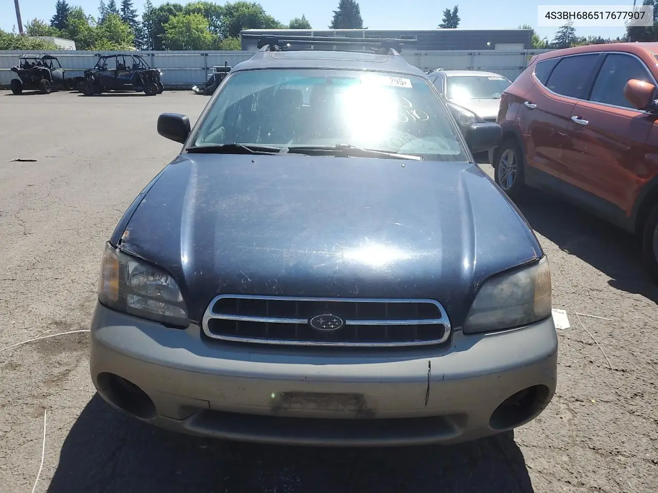 2001 Subaru Legacy Outback Limited VIN: 4S3BH686517677907 Lot: 63021295