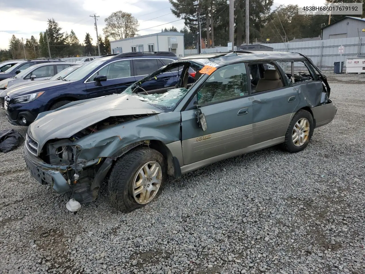 2001 Subaru Legacy Outback Limited VIN: 4S3BH686017679192 Lot: 77005164