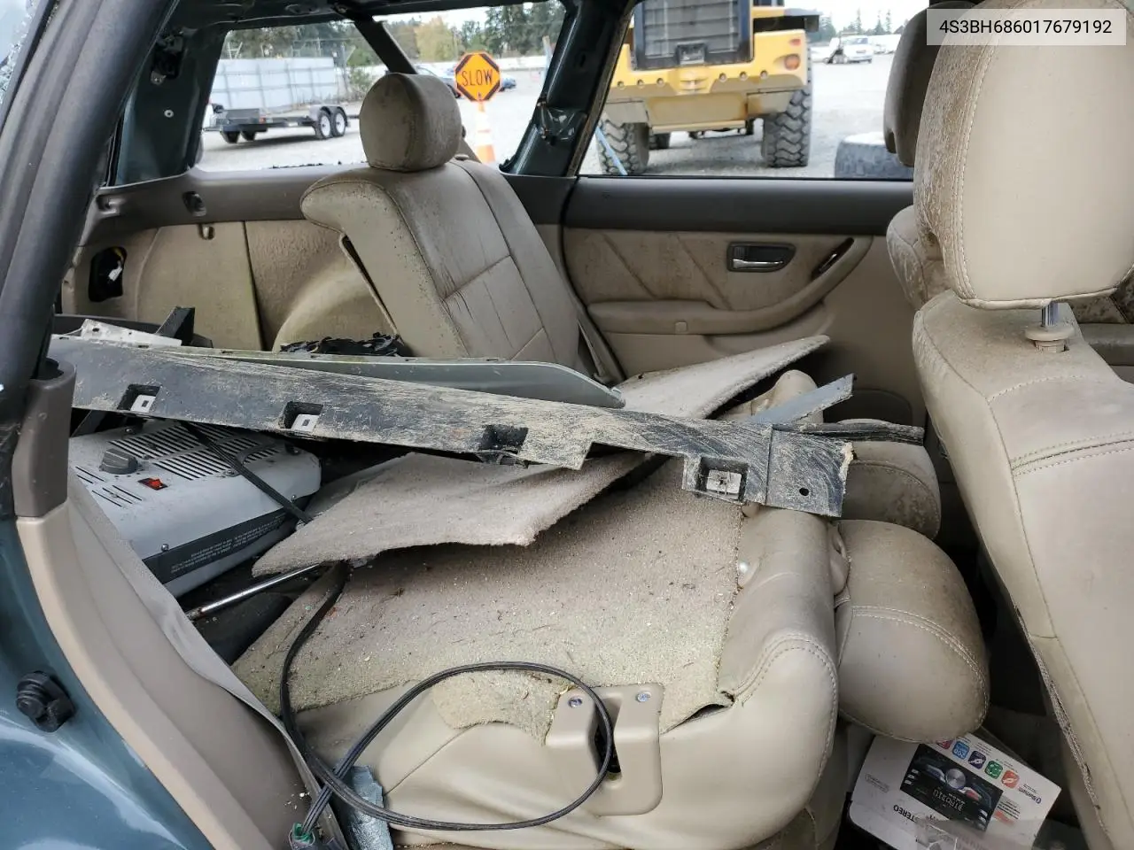 2001 Subaru Legacy Outback Limited VIN: 4S3BH686017679192 Lot: 77005164