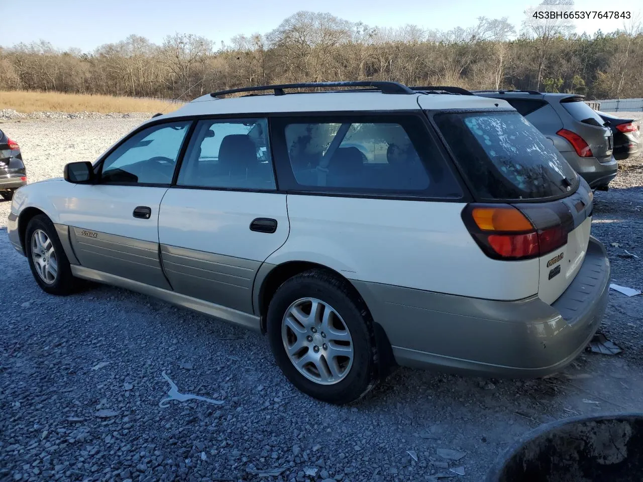2001 Subaru Legacy Outback VIN: 4S3BH6653Y7647843 Lot: 87720375