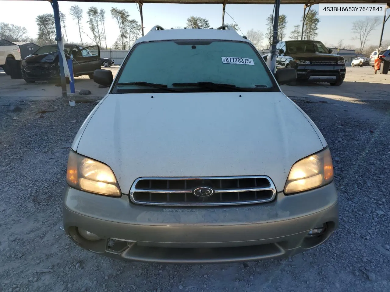 2001 Subaru Legacy Outback VIN: 4S3BH6653Y7647843 Lot: 87720375
