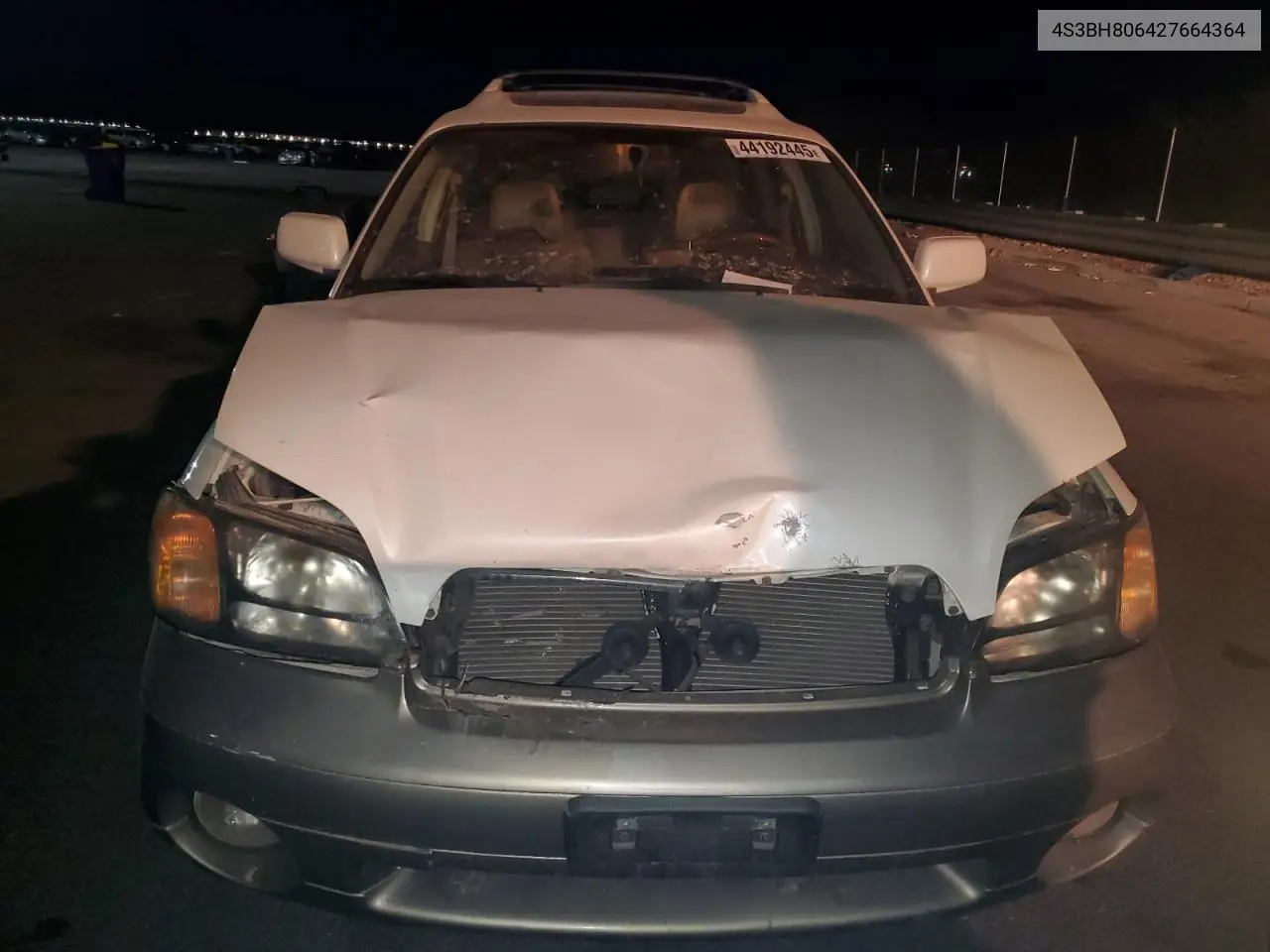2002 Subaru Legacy Outback H6 3.0 Ll Bean VIN: 4S3BH806427664364 Lot: 44192445