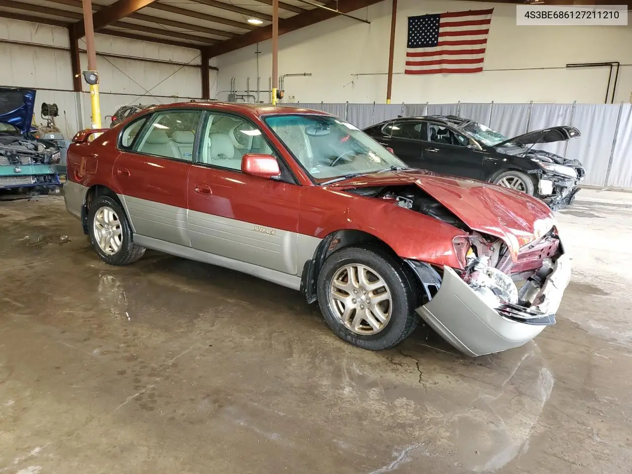 2002 Subaru Legacy Outback Limited VIN: 4S3BE686127211210 Lot: 53130365