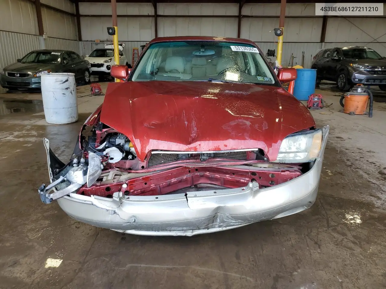 2002 Subaru Legacy Outback Limited VIN: 4S3BE686127211210 Lot: 53130365