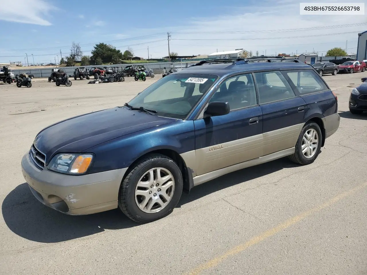 2002 Subaru Legacy Outback Awp VIN: 4S3BH675526653798 Lot: 54212895