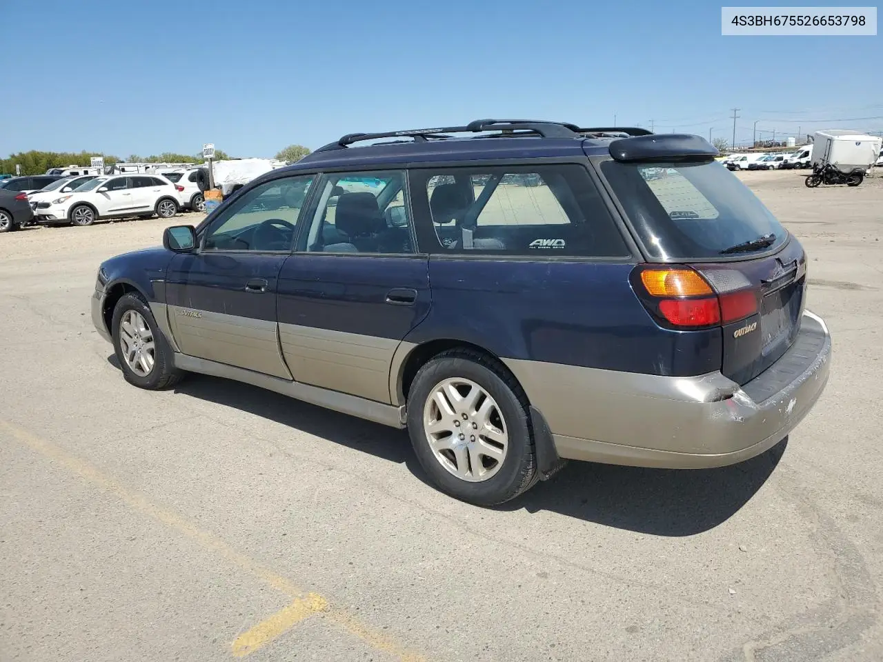 2002 Subaru Legacy Outback Awp VIN: 4S3BH675526653798 Lot: 54212895