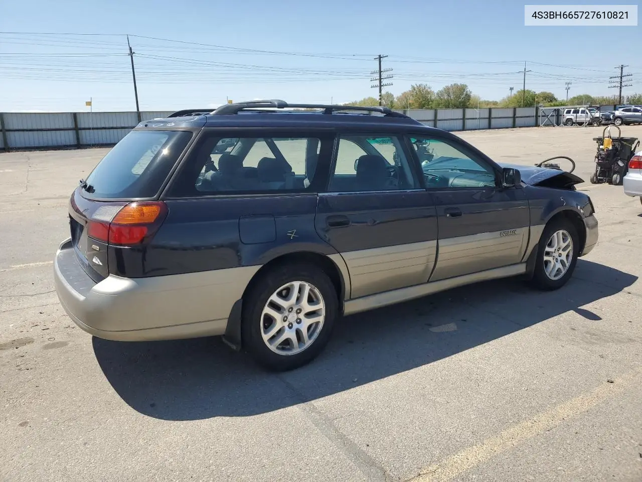 2002 Subaru Legacy Outback VIN: 4S3BH665727610821 Lot: 54527335