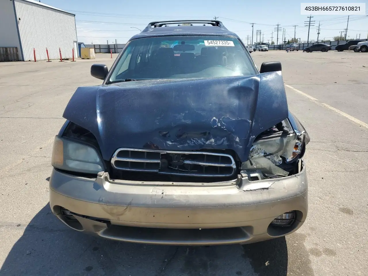 2002 Subaru Legacy Outback VIN: 4S3BH665727610821 Lot: 54527335