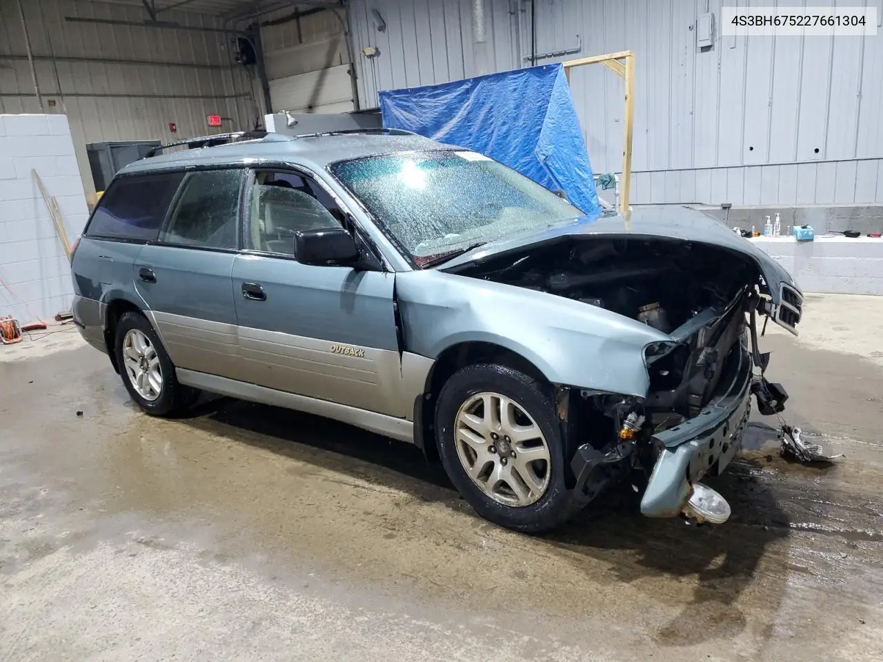 2002 Subaru Legacy Outback Awp VIN: 4S3BH675227661304 Lot: 55293225