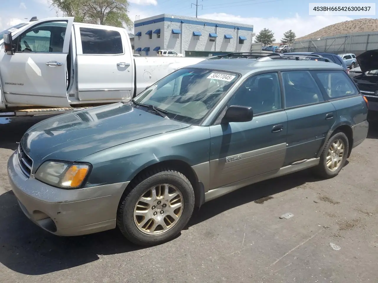 2002 Subaru Legacy Outback VIN: 4S3BH665426300437 Lot: 55477045