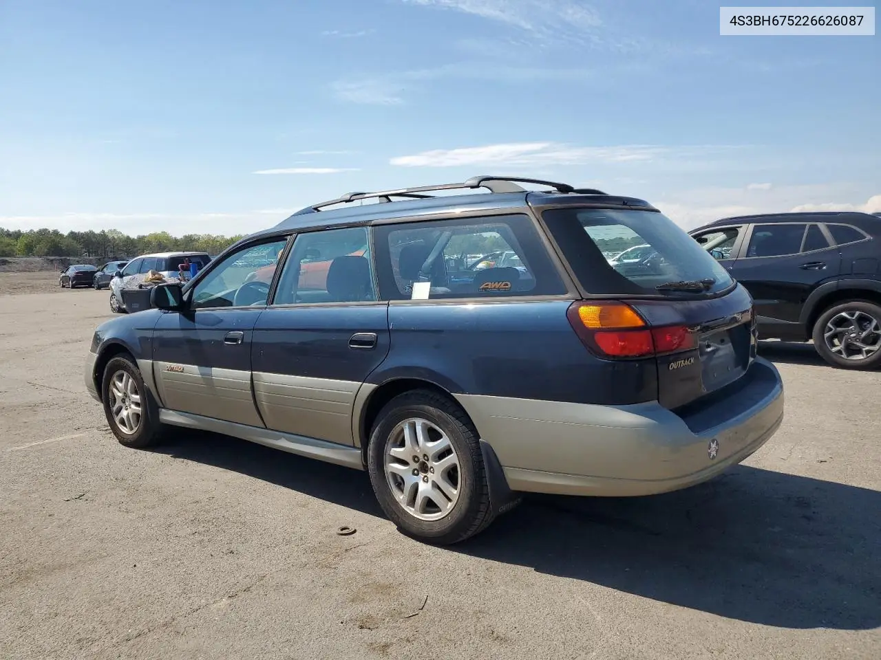 2002 Subaru Legacy Outback Awp VIN: 4S3BH675226626087 Lot: 56454575