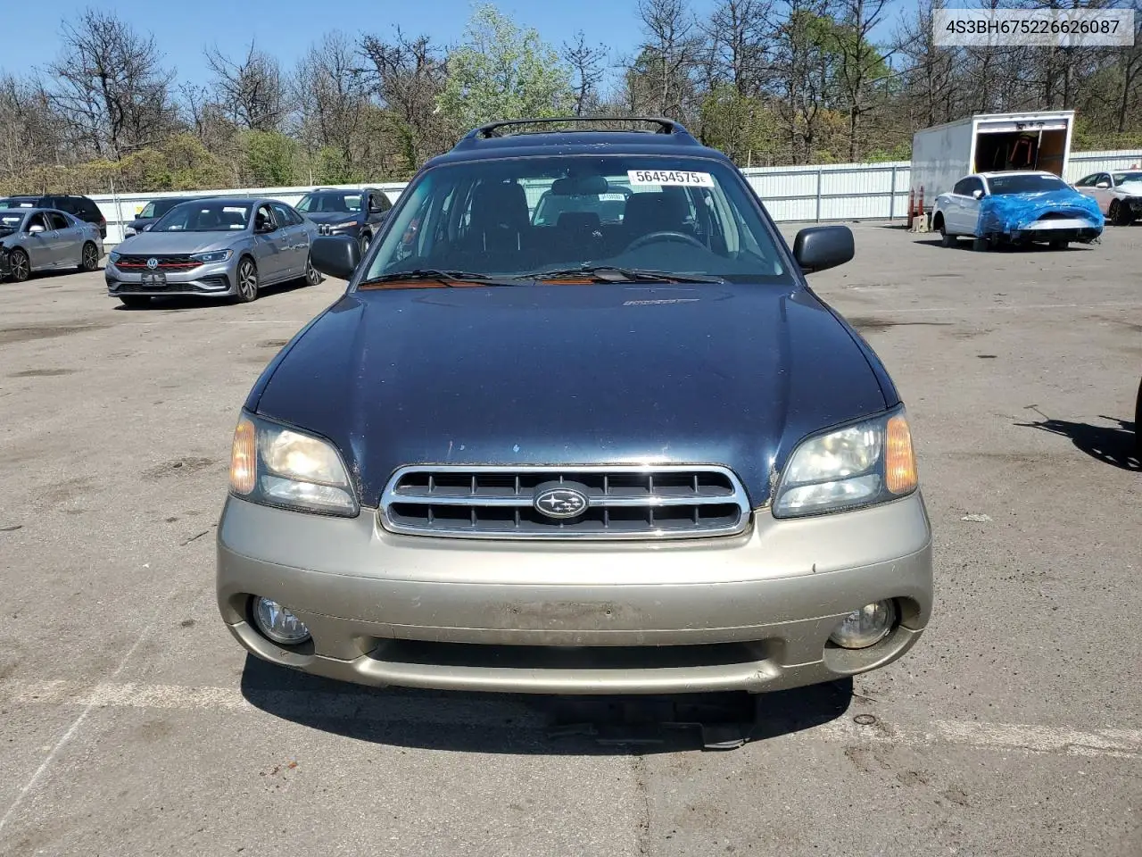 2002 Subaru Legacy Outback Awp VIN: 4S3BH675226626087 Lot: 56454575