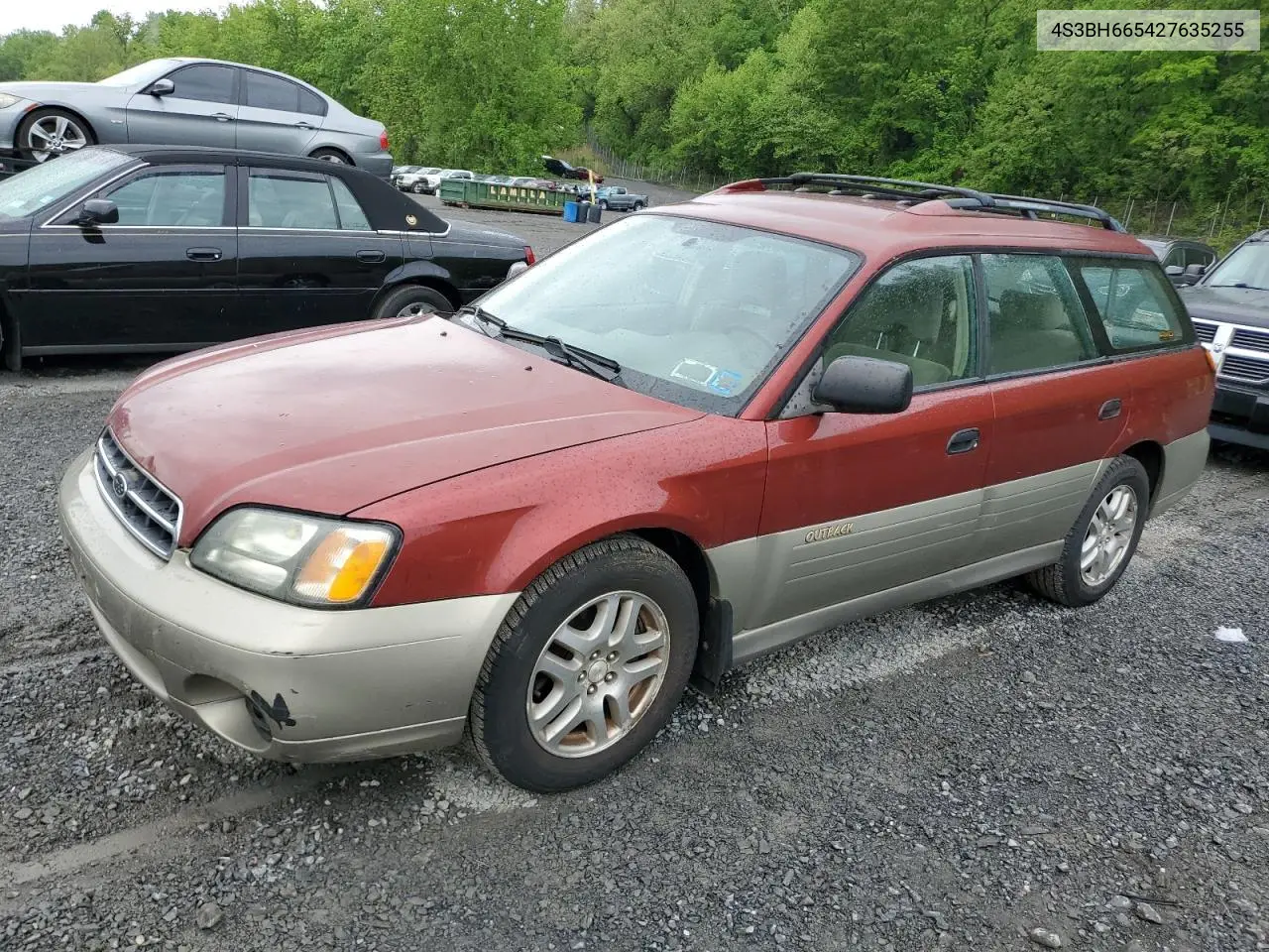 2002 Subaru Legacy Outback VIN: 4S3BH665427635255 Lot: 56631675