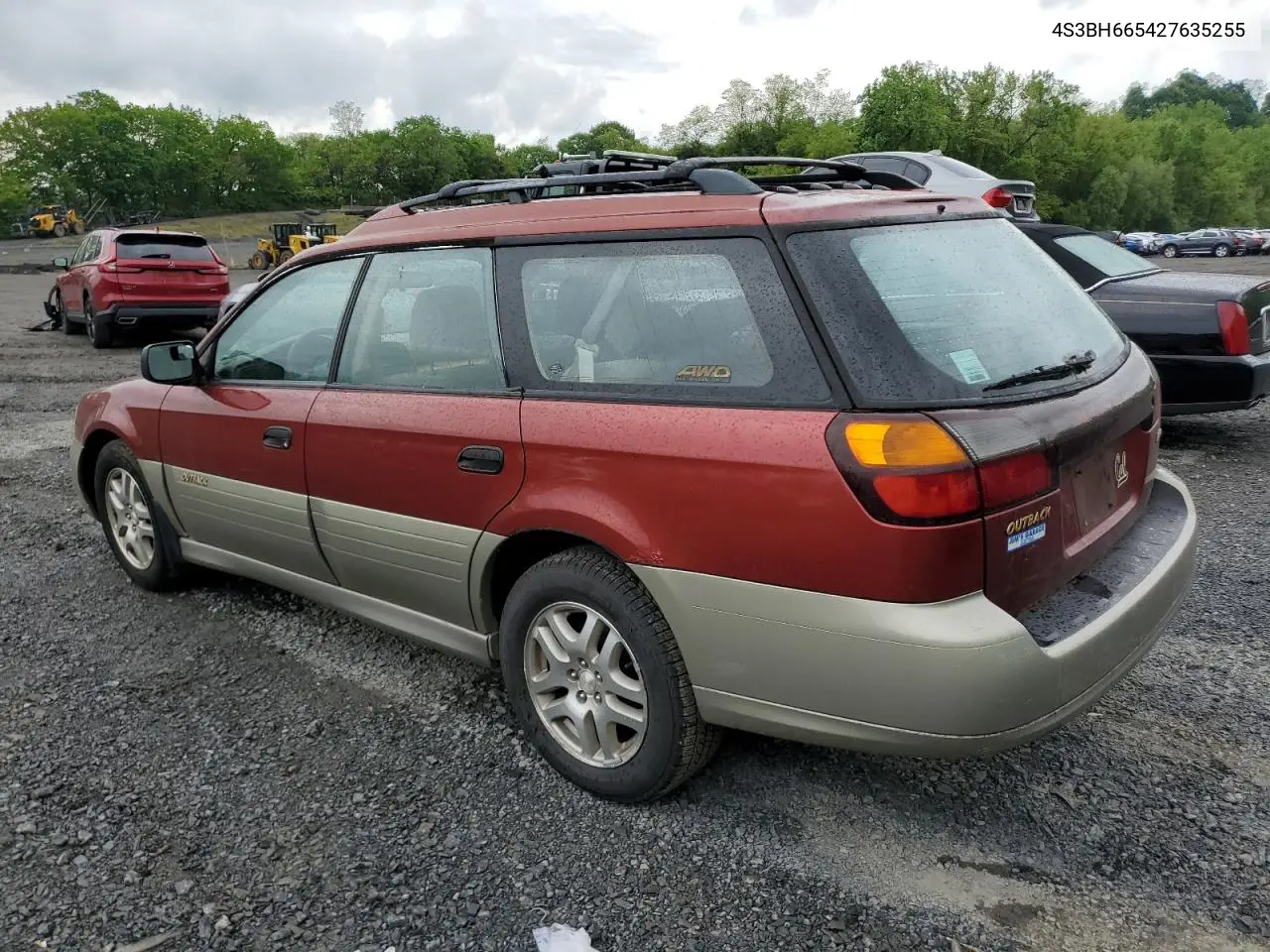 2002 Subaru Legacy Outback VIN: 4S3BH665427635255 Lot: 56631675