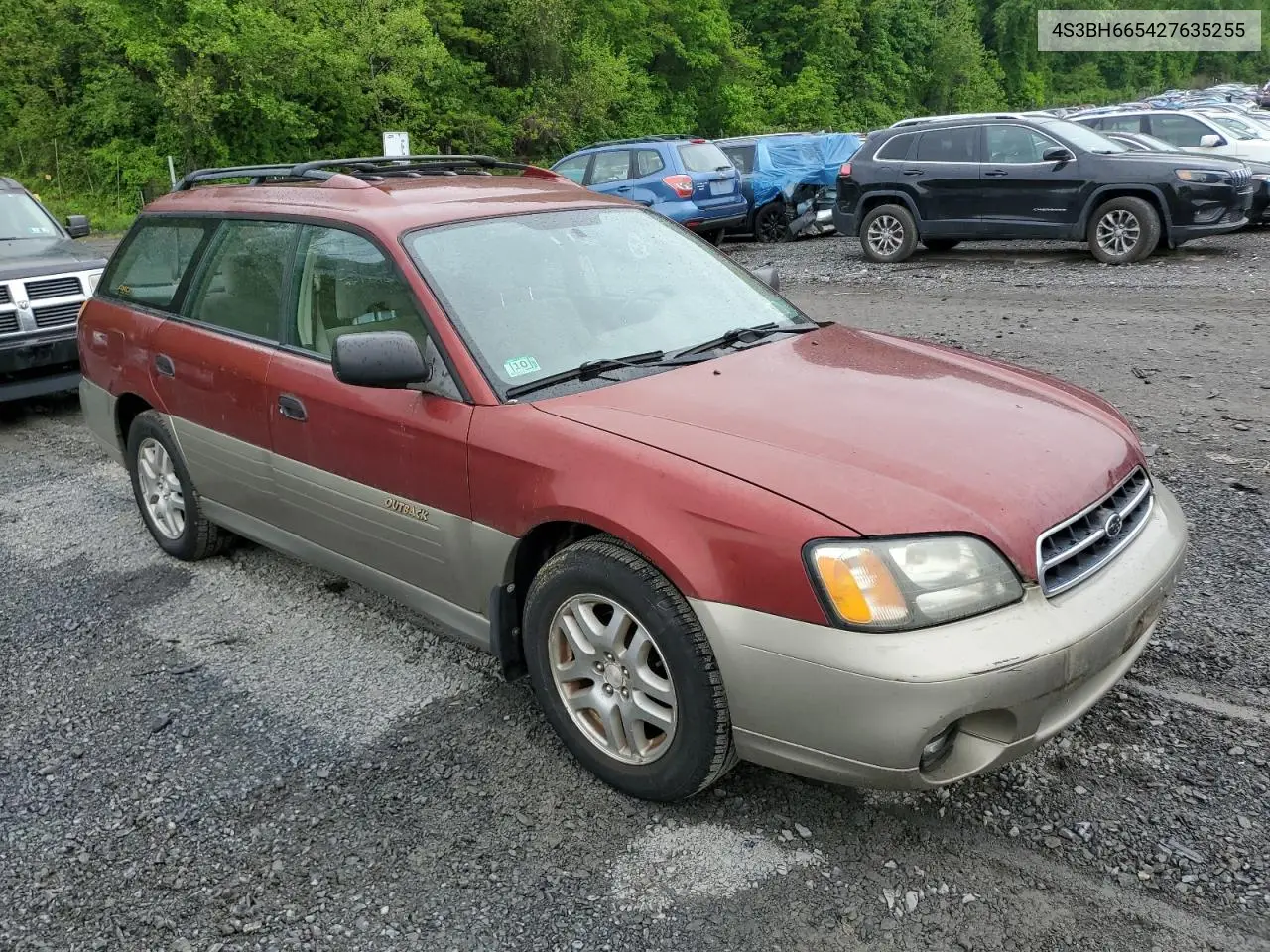 2002 Subaru Legacy Outback VIN: 4S3BH665427635255 Lot: 56631675