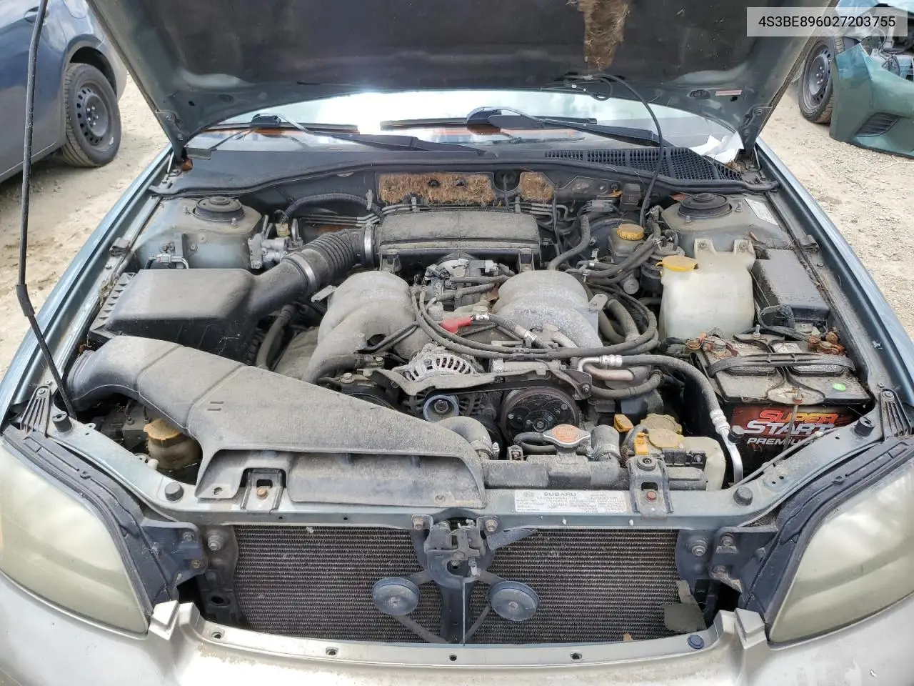 2002 Subaru Legacy Outback 3.0 H6 VIN: 4S3BE896027203755 Lot: 56727365