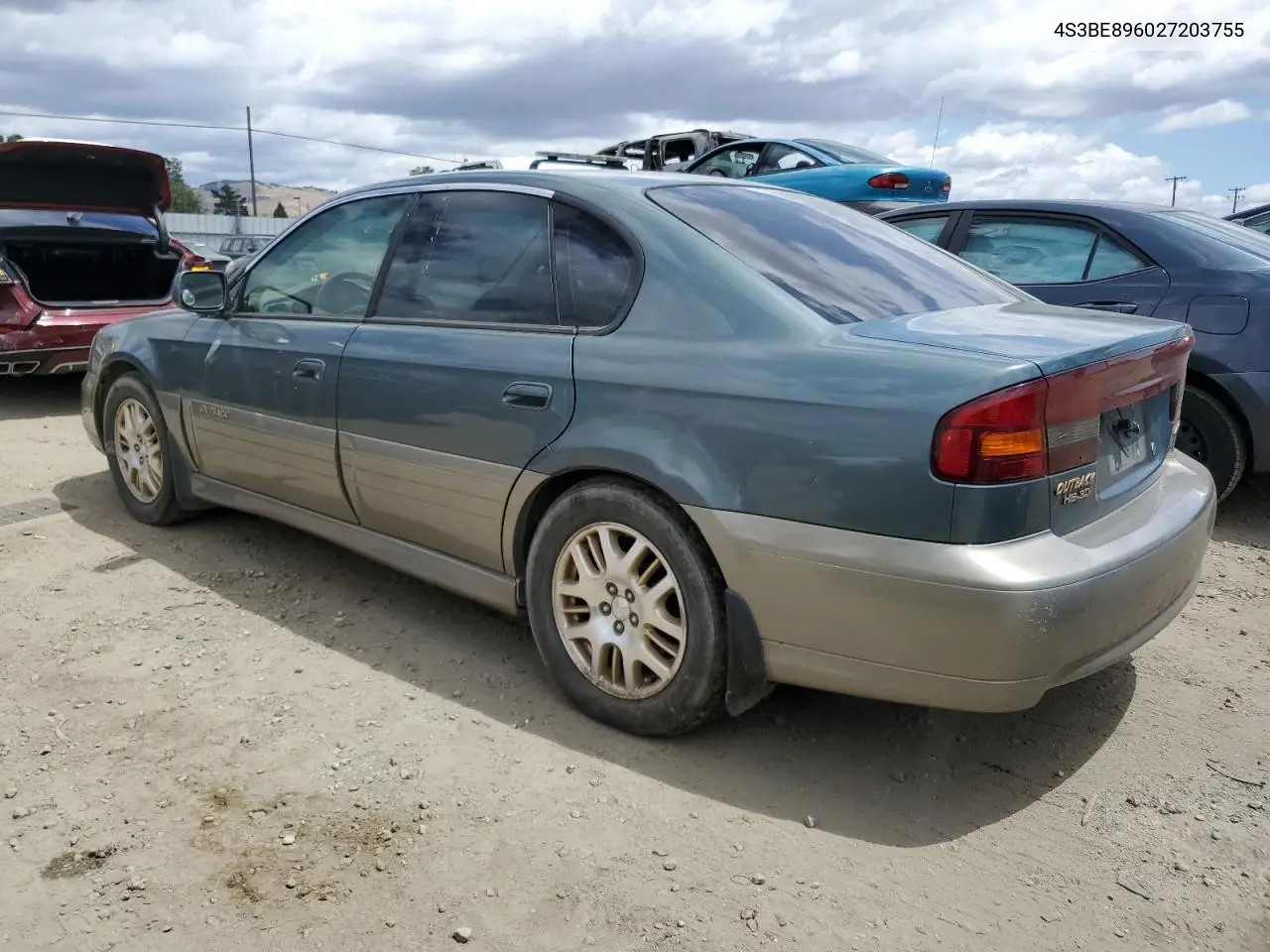 2002 Subaru Legacy Outback 3.0 H6 VIN: 4S3BE896027203755 Lot: 56727365
