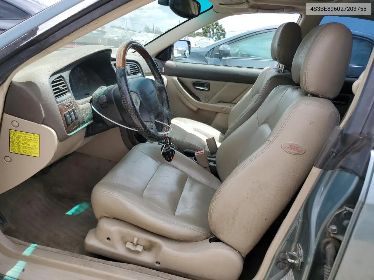 2002 Subaru Legacy Outback 3.0 H6 VIN: 4S3BE896027203755 Lot: 56727365