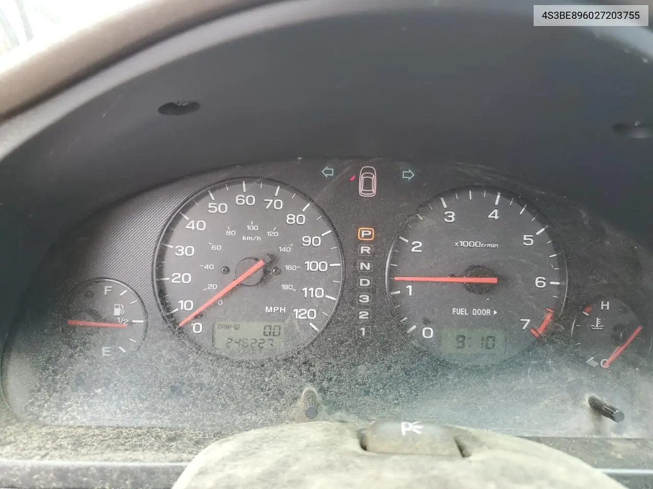2002 Subaru Legacy Outback 3.0 H6 VIN: 4S3BE896027203755 Lot: 56727365