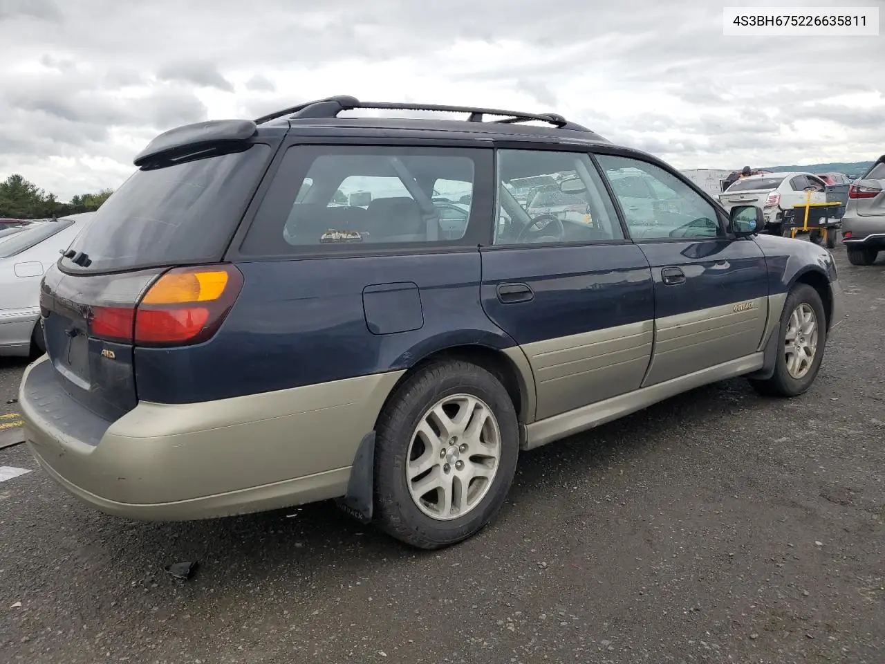 2002 Subaru Legacy Outback Awp VIN: 4S3BH675226635811 Lot: 58021195