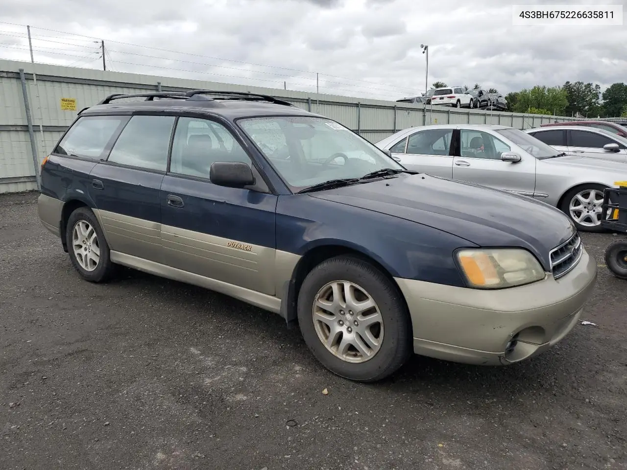 2002 Subaru Legacy Outback Awp VIN: 4S3BH675226635811 Lot: 58021195