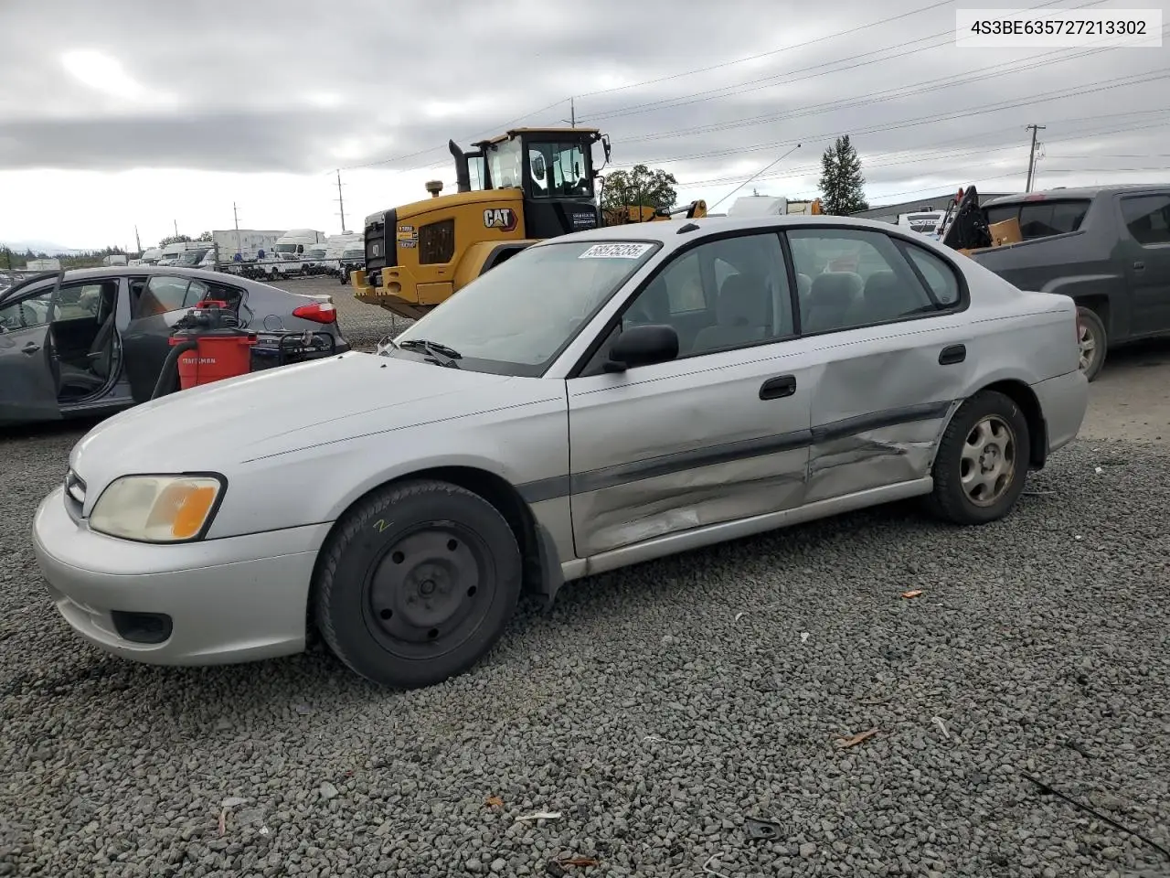 2002 Subaru Legacy L VIN: 4S3BE635727213302 Lot: 58575235