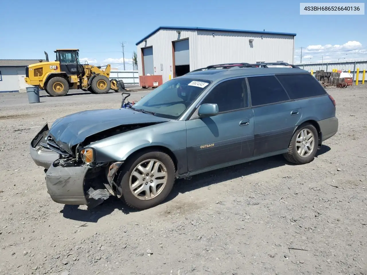 2002 Subaru Legacy Outback Limited VIN: 4S3BH686526640136 Lot: 58624045