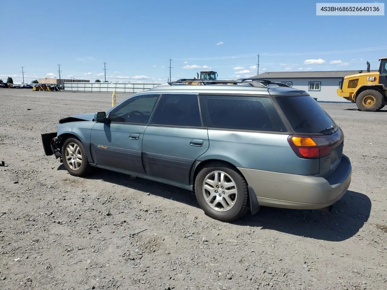 2002 Subaru Legacy Outback Limited VIN: 4S3BH686526640136 Lot: 58624045