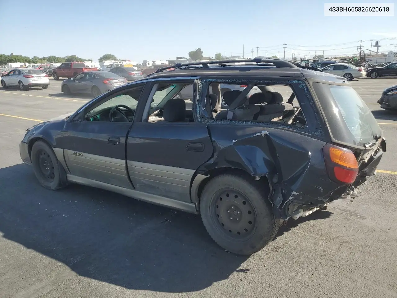 2002 Subaru Legacy Outback VIN: 4S3BH665826620618 Lot: 59016145
