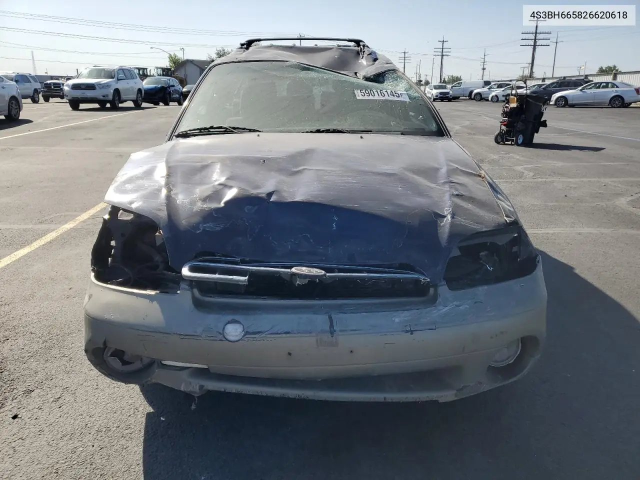 2002 Subaru Legacy Outback VIN: 4S3BH665826620618 Lot: 59016145