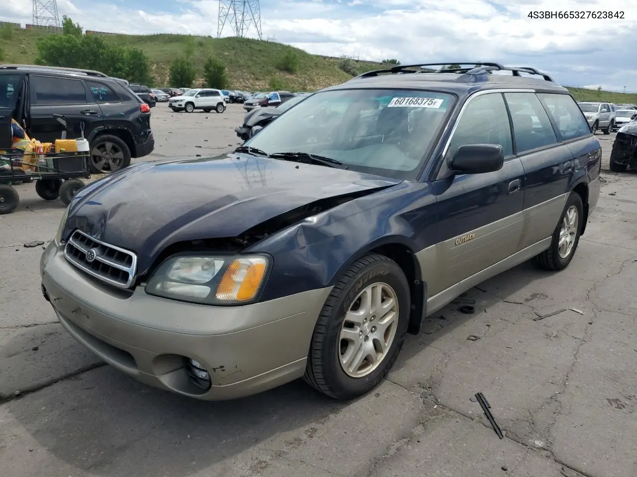2002 Subaru Legacy Outback VIN: 4S3BH665327623842 Lot: 60168375