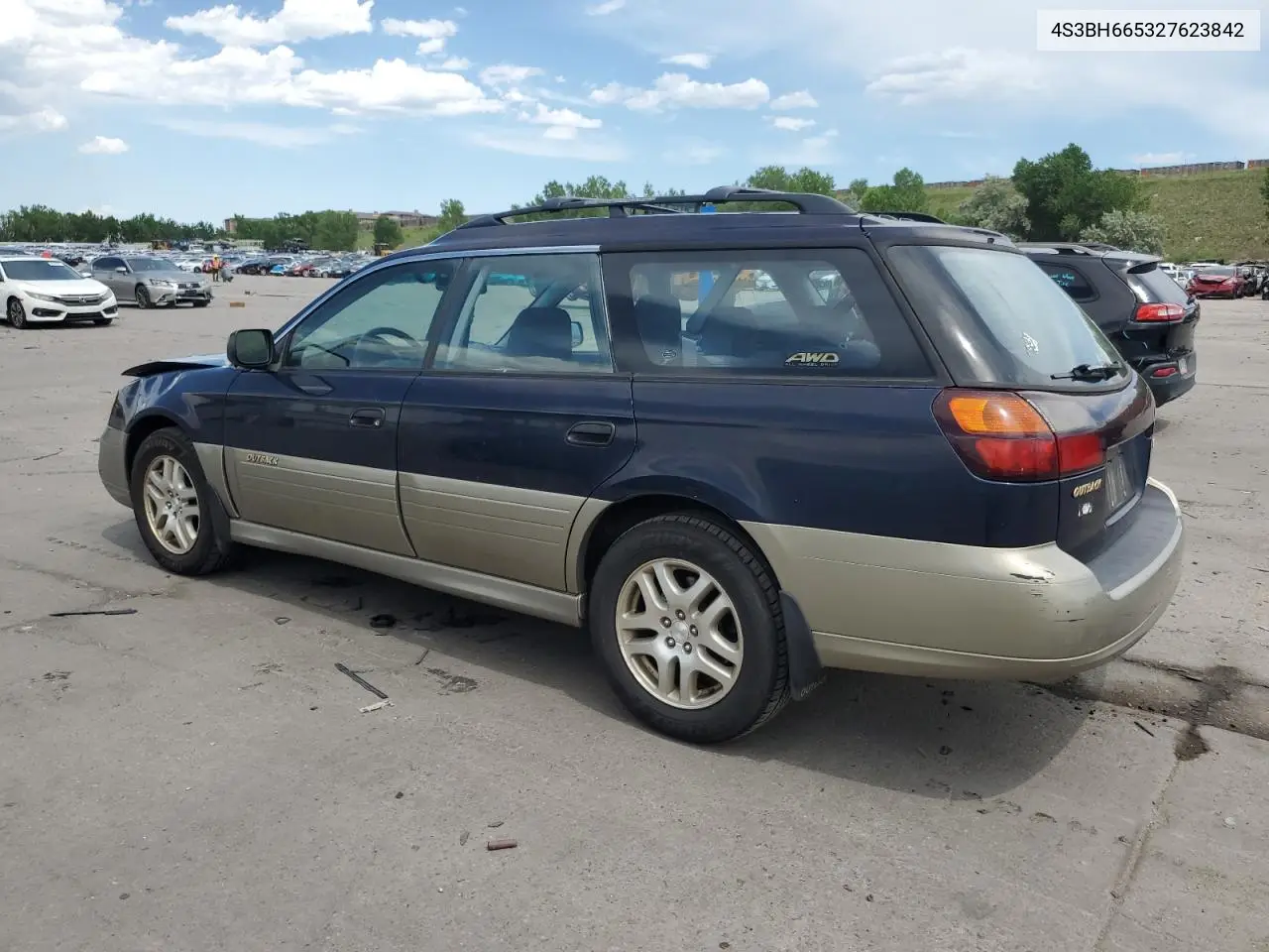 2002 Subaru Legacy Outback VIN: 4S3BH665327623842 Lot: 60168375