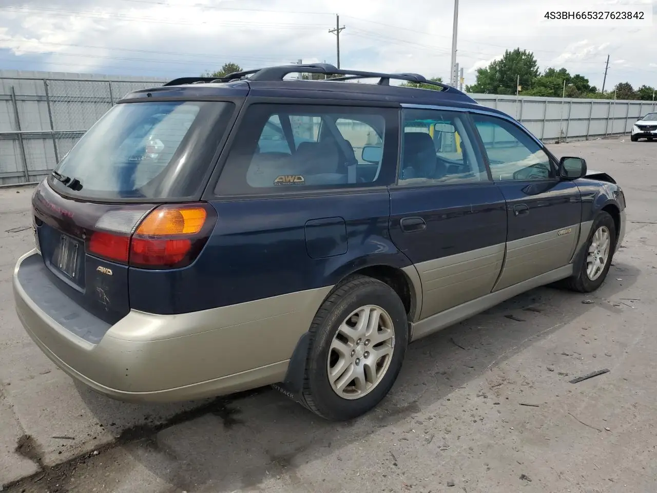 2002 Subaru Legacy Outback VIN: 4S3BH665327623842 Lot: 60168375