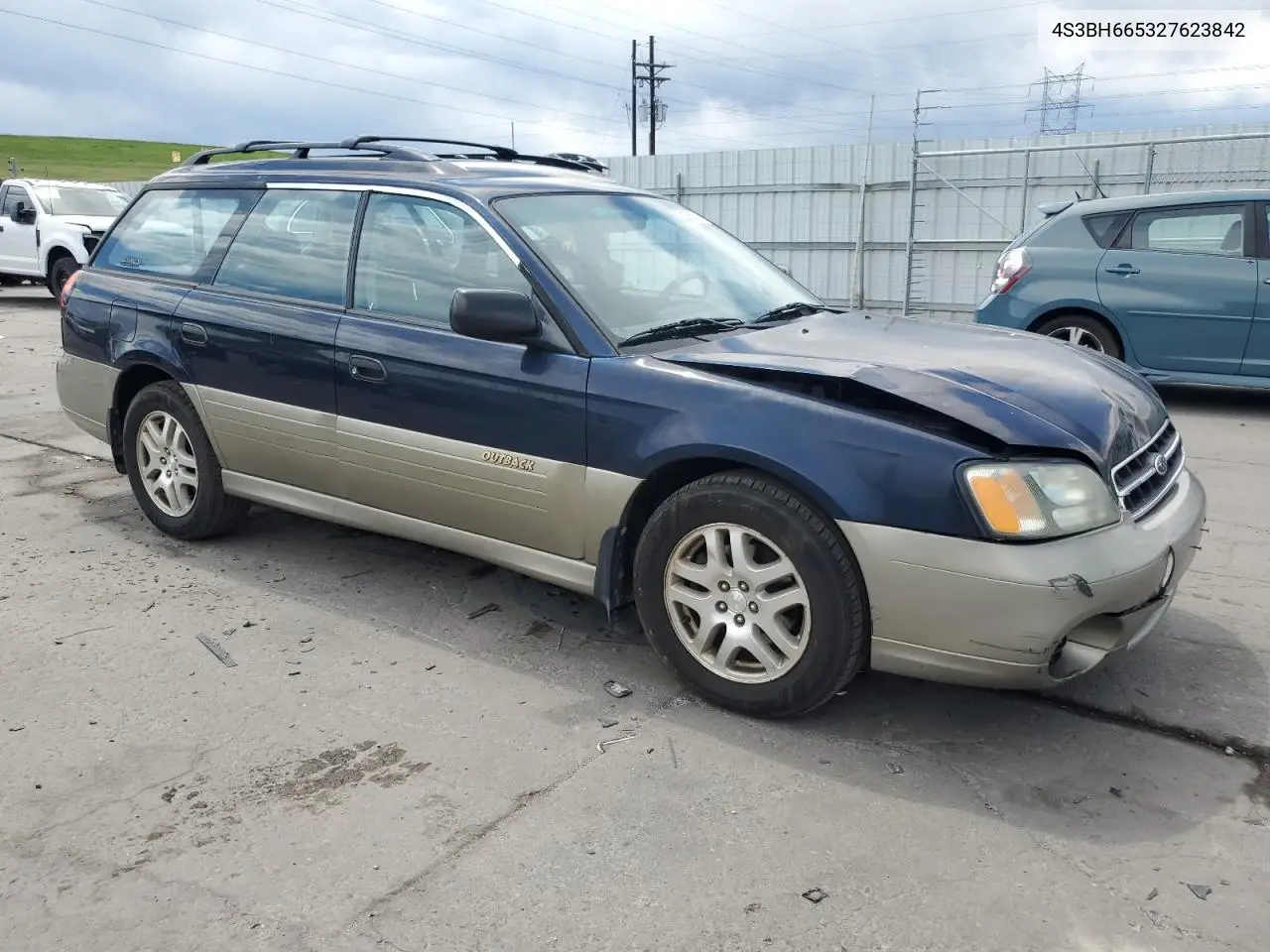 2002 Subaru Legacy Outback VIN: 4S3BH665327623842 Lot: 60168375