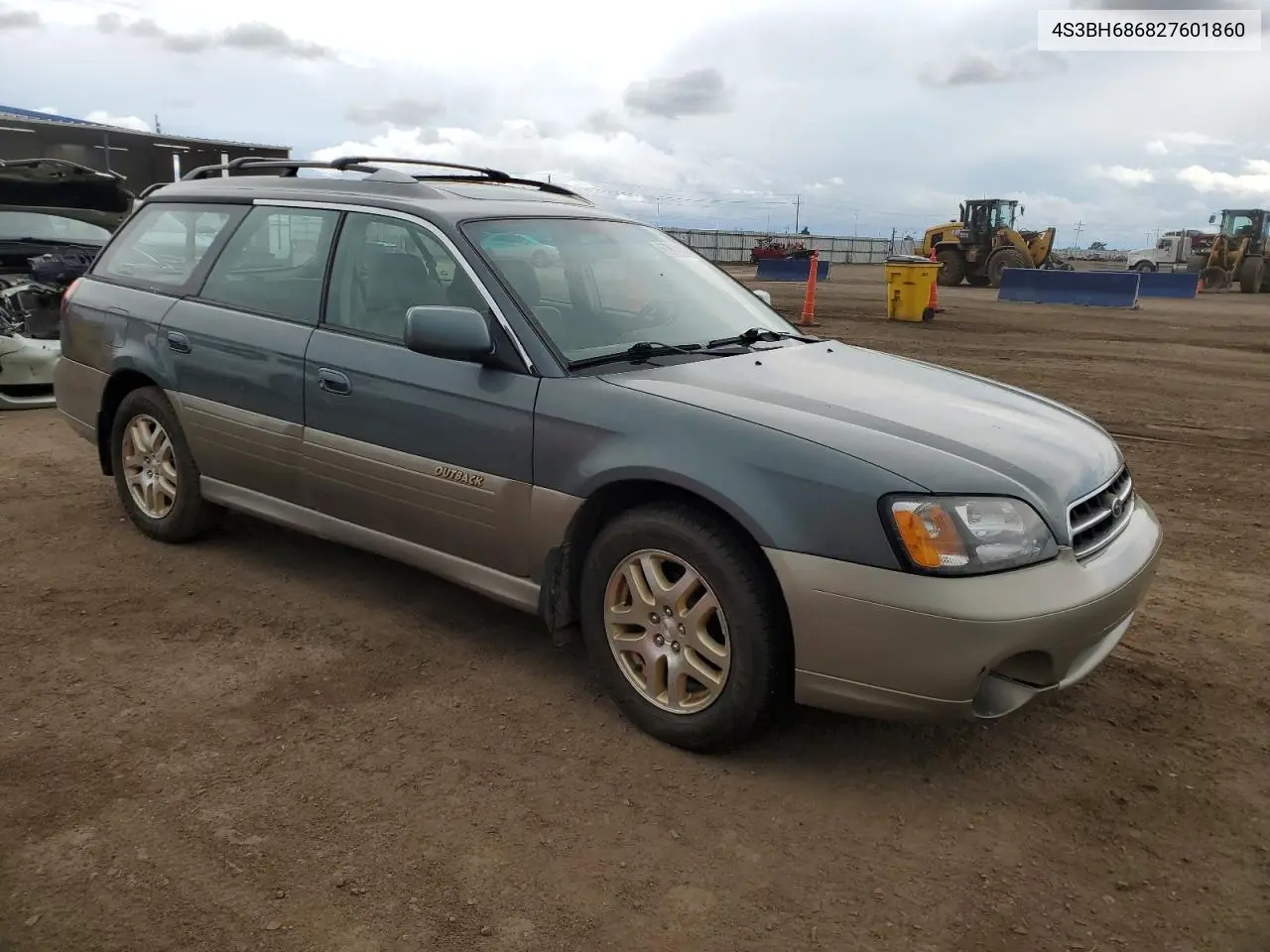 2002 Subaru Legacy Outback Limited VIN: 4S3BH686827601860 Lot: 61432045