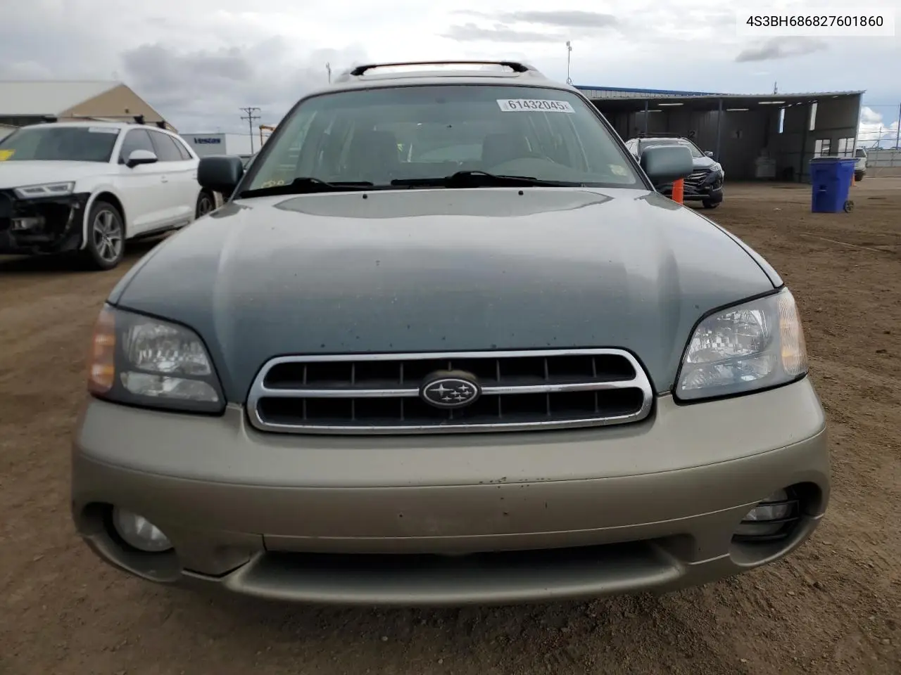 2002 Subaru Legacy Outback Limited VIN: 4S3BH686827601860 Lot: 61432045