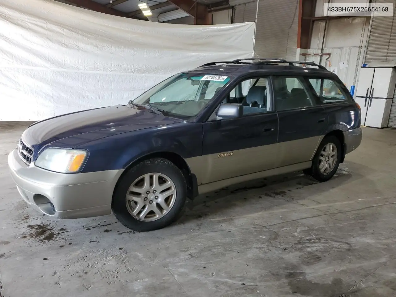 2002 Subaru Legacy Outback Awp VIN: 4S3BH675X26654168 Lot: 62105265