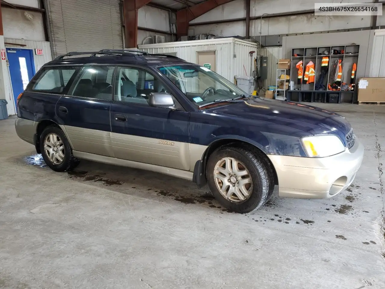 2002 Subaru Legacy Outback Awp VIN: 4S3BH675X26654168 Lot: 62105265