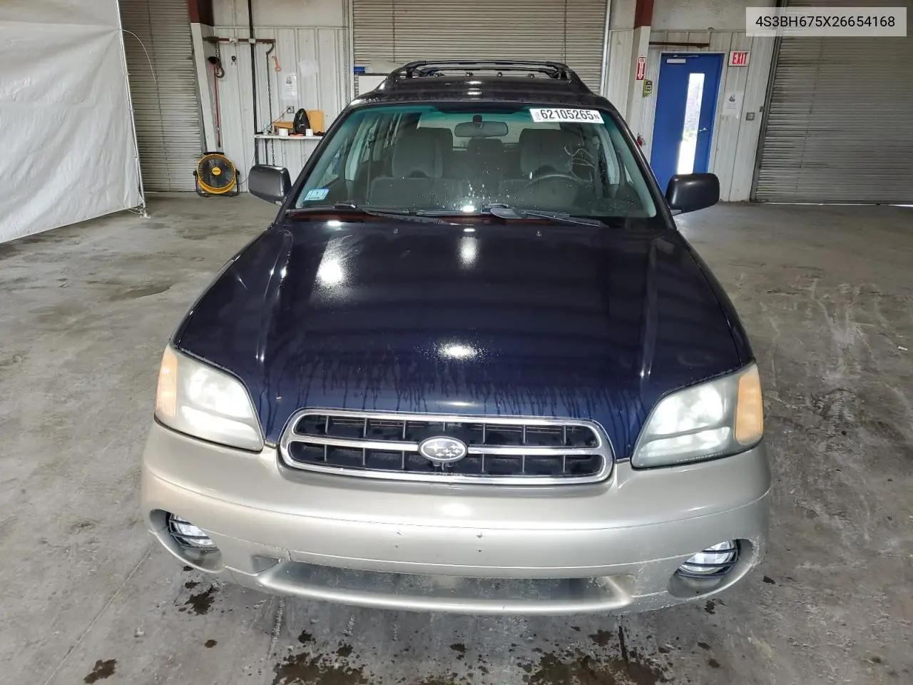 2002 Subaru Legacy Outback Awp VIN: 4S3BH675X26654168 Lot: 62105265