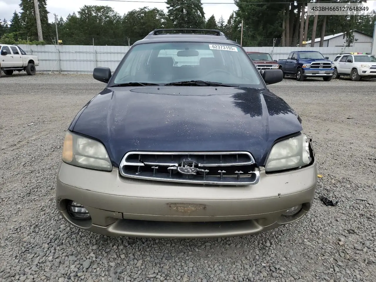 2002 Subaru Legacy Outback VIN: 4S3BH665127648349 Lot: 62373195