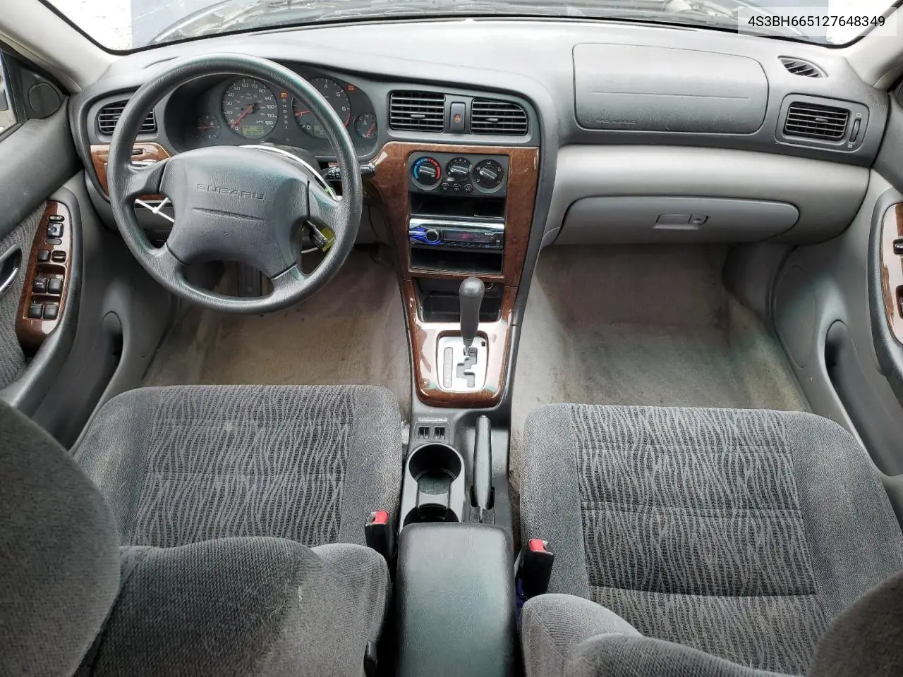 2002 Subaru Legacy Outback VIN: 4S3BH665127648349 Lot: 62373195
