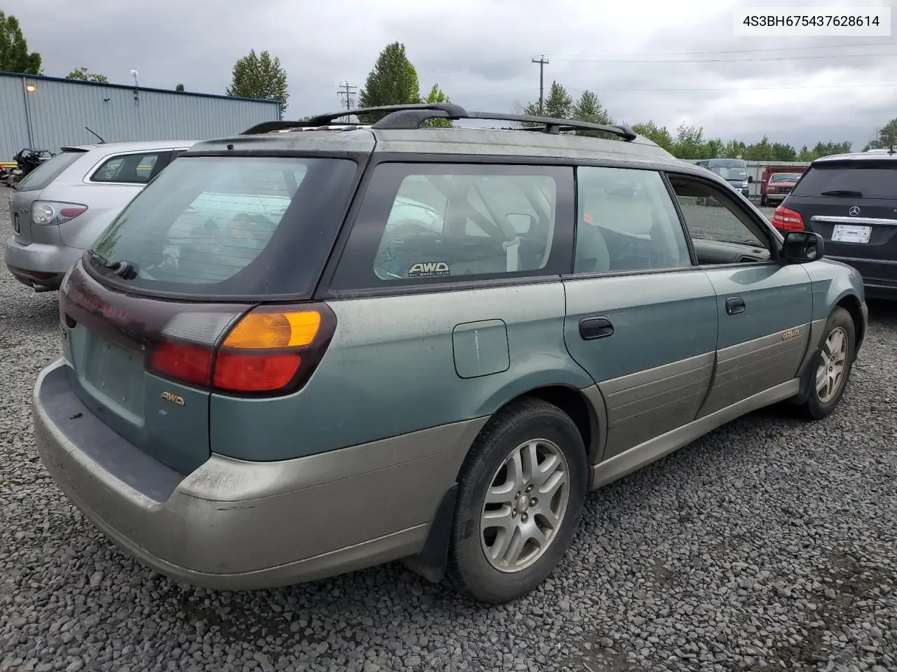 2003 Subaru Legacy Outback Awp VIN: 4S3BH675437628614 Lot: 56667565