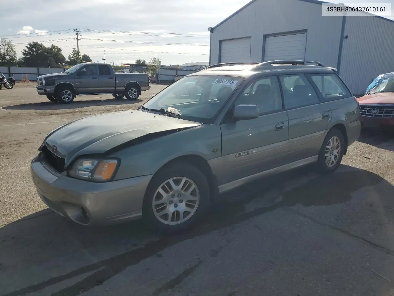 2003 Subaru Legacy Outback H6 3.0 Ll Bean VIN: 4S3BH806437610161 Lot: 56961175