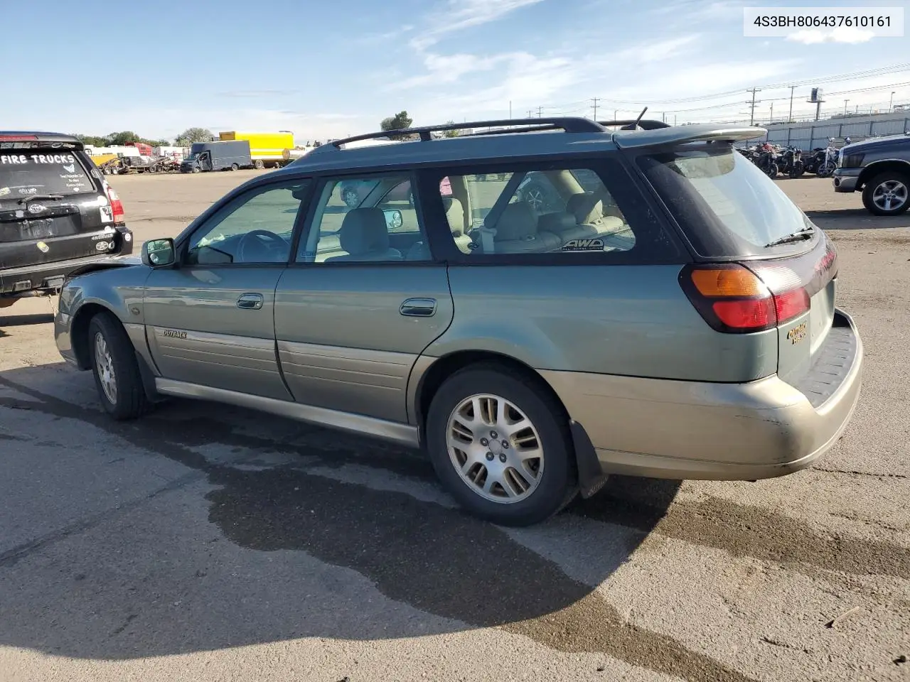 2003 Subaru Legacy Outback H6 3.0 Ll Bean VIN: 4S3BH806437610161 Lot: 56961175