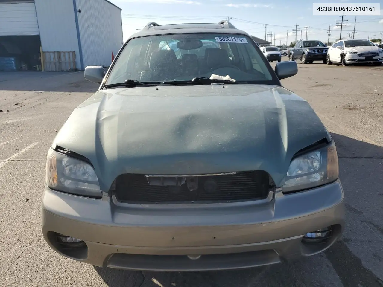 2003 Subaru Legacy Outback H6 3.0 Ll Bean VIN: 4S3BH806437610161 Lot: 56961175