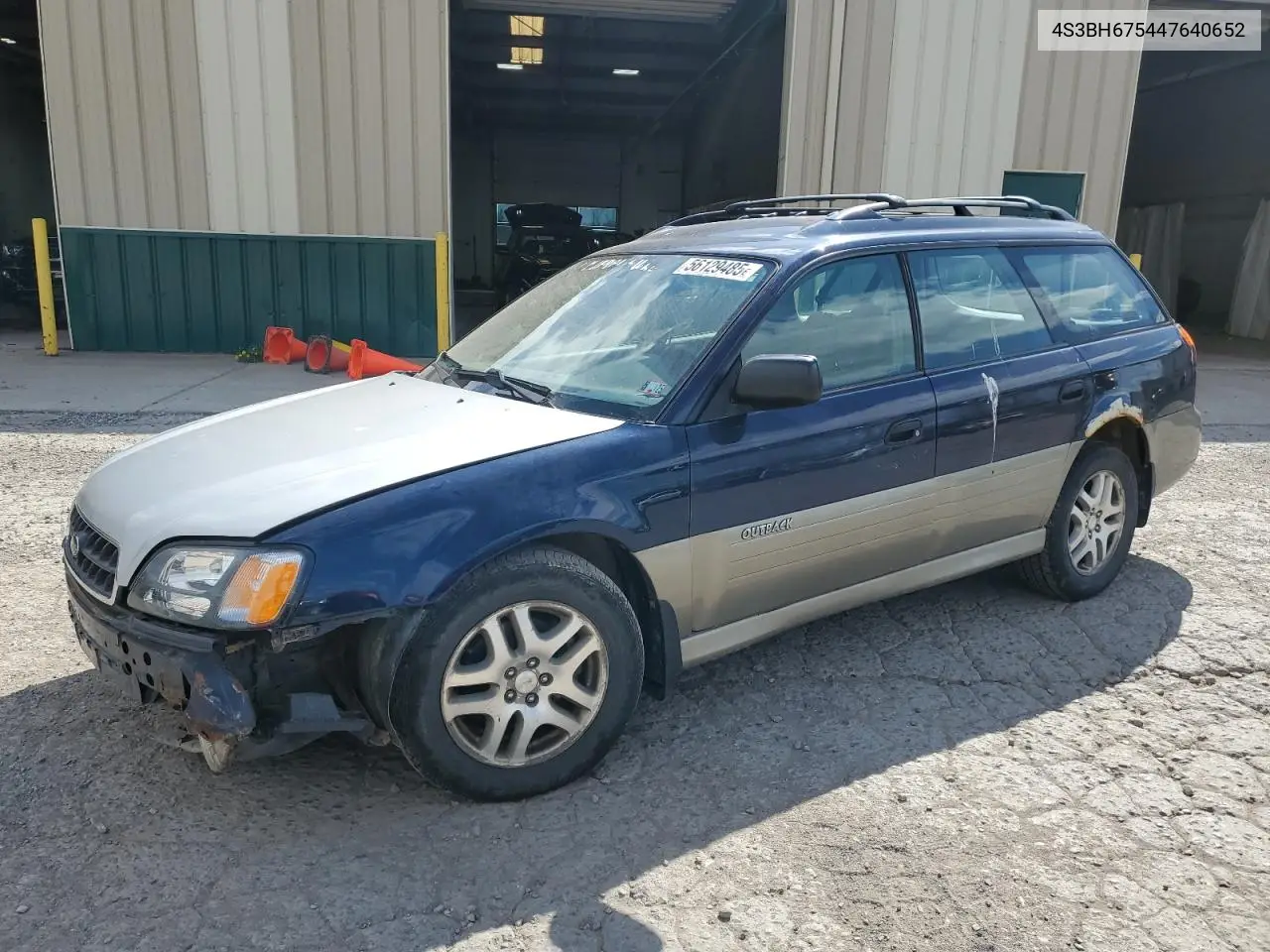 2004 Subaru Legacy Outback Awp VIN: 4S3BH675447640652 Lot: 56129485
