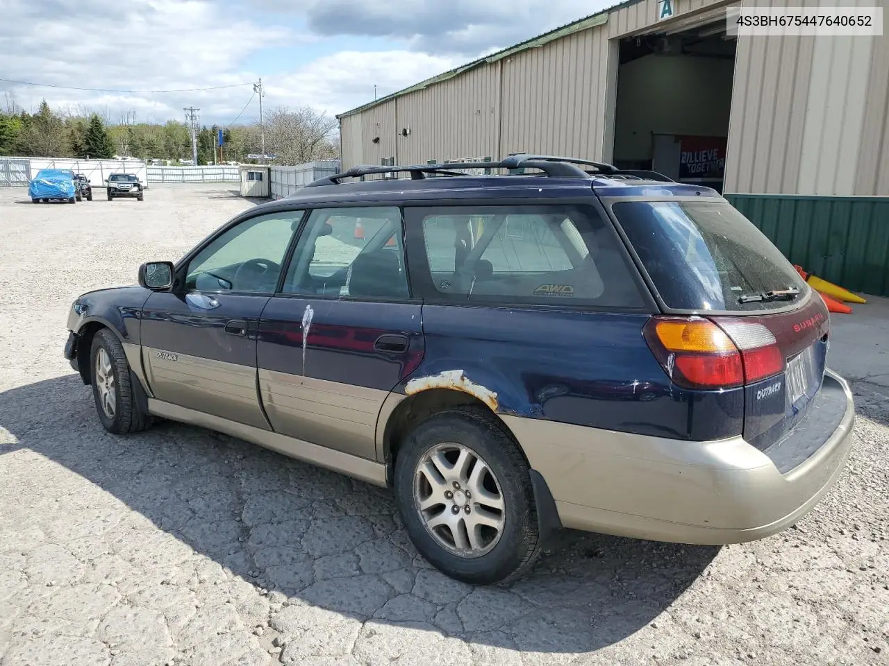 2004 Subaru Legacy Outback Awp VIN: 4S3BH675447640652 Lot: 56129485