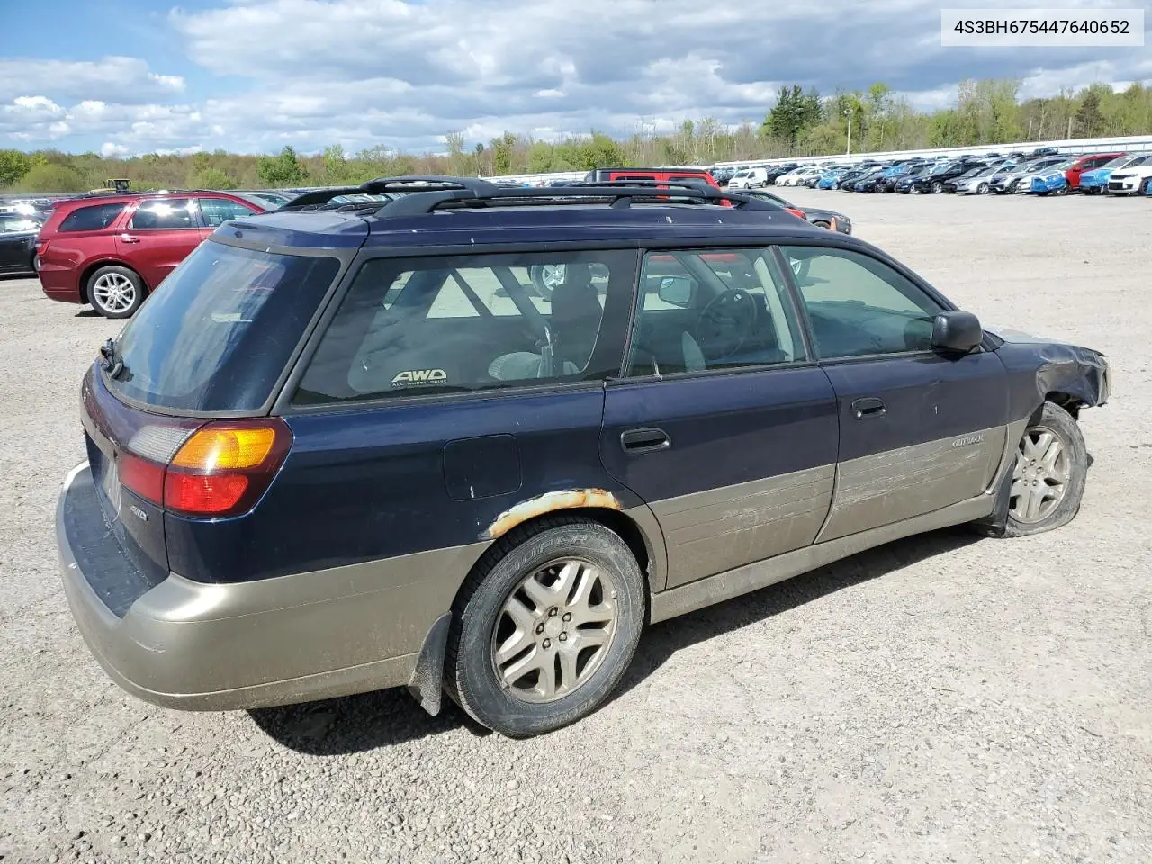 2004 Subaru Legacy Outback Awp VIN: 4S3BH675447640652 Lot: 56129485