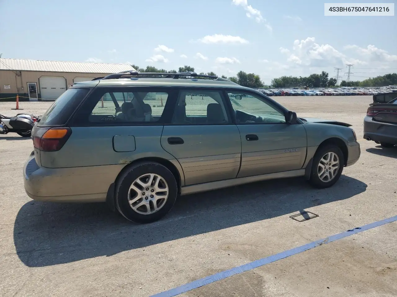 2004 Subaru Legacy Outback Awp VIN: 4S3BH675047641216 Lot: 61846755
